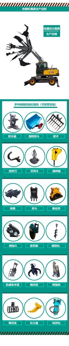 山东中驰重工生产以及定制各种挖机辅具