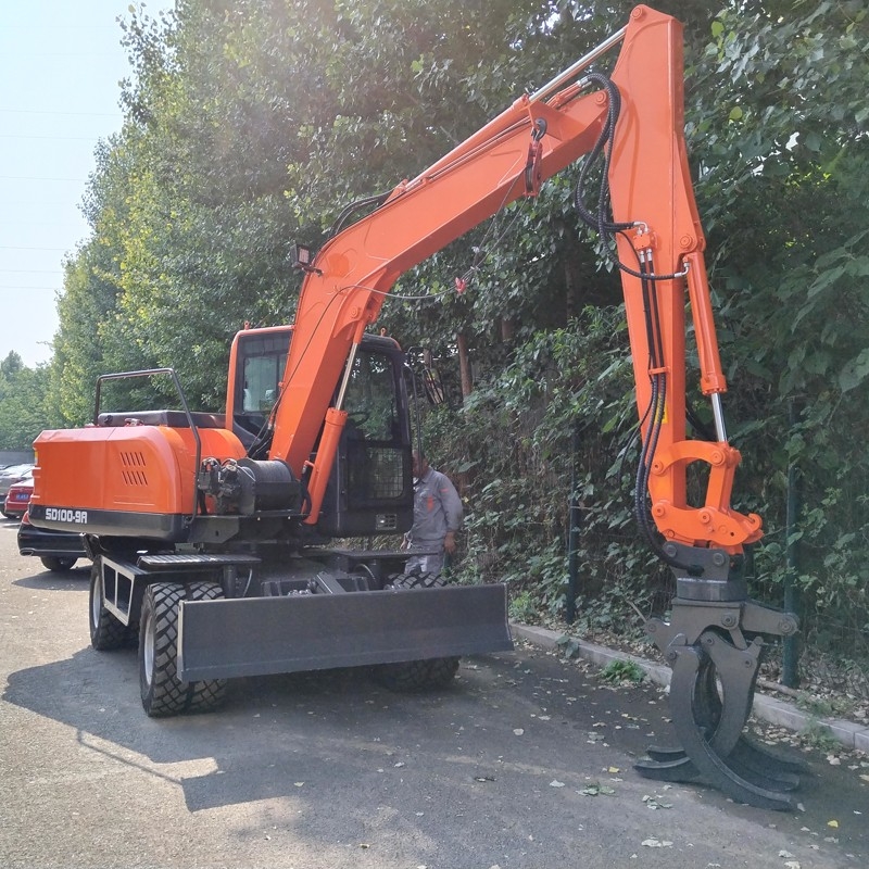 100型轮式抓木机