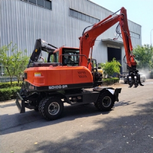 100型轮式抓木机